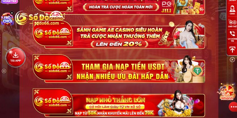 Sodo66 cập nhật nhiều ưu đãi hấp dẫn